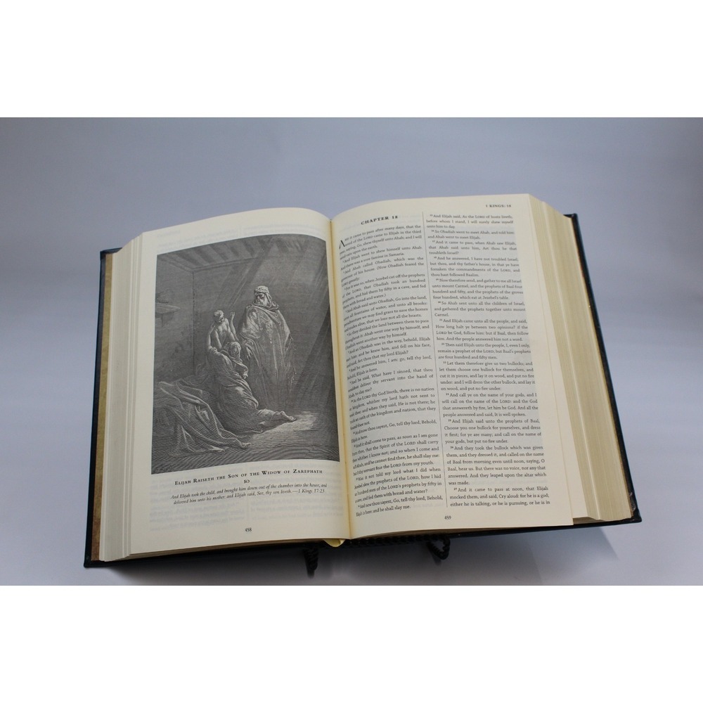 The Holy Bible Illustrated KJV Canterbury Classics Leather Bound Gold Edge HC - Picture 6 of 9
